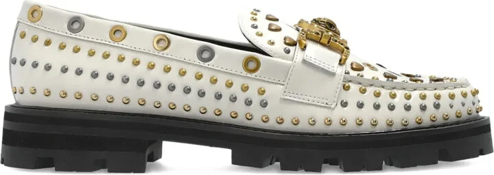 Mansion stud-embellished loafers