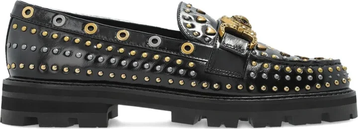 Mansion stud-embellished loafers