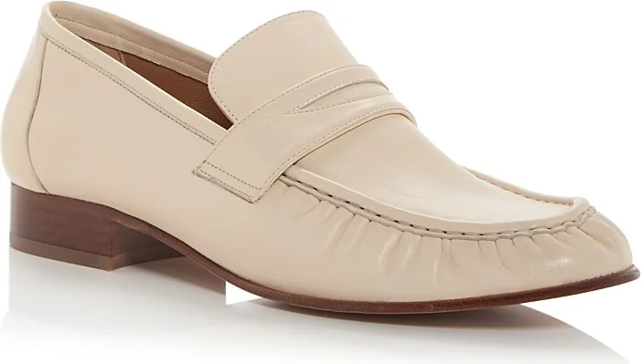 Mansur Gavriel Women's Ruched Penny Loafers