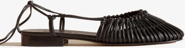 Mantera Knotted Leather Sandals