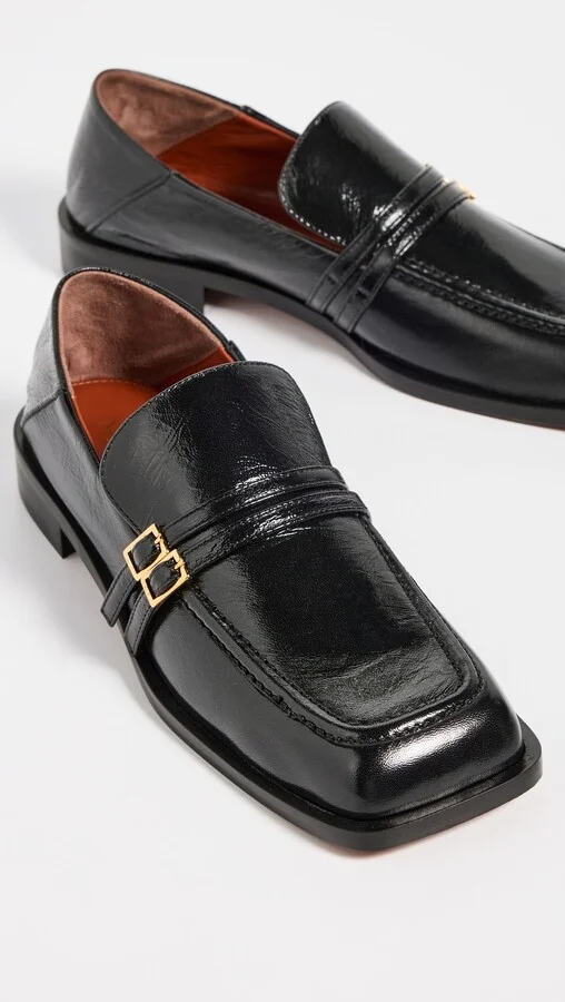 MANU Atelier Double Belt Manu Loafers - Image 3