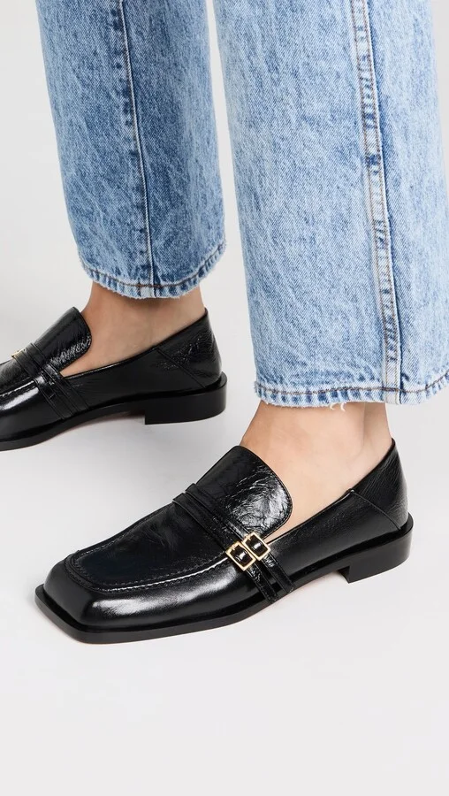 MANU Atelier Double Belt Manu Loafers - Image 5