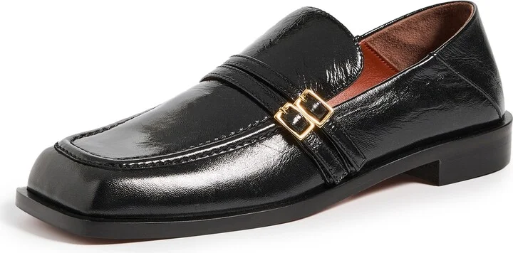 MANU Atelier Double Belt Manu Loafers