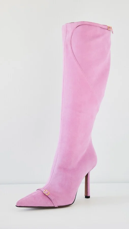 MANU Atelier Knee High Pointy Toe Boots - Image 5