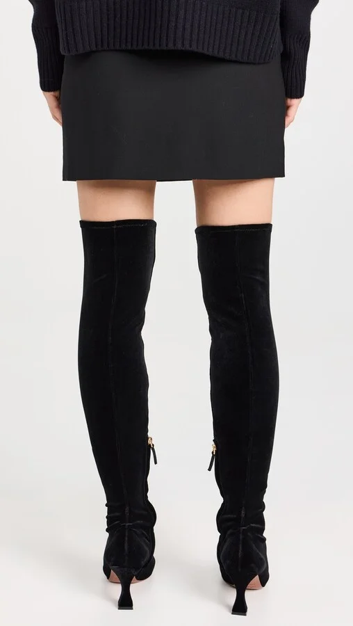 MANU Atelier Over Knee High Stretch Duck Boots - Image 3