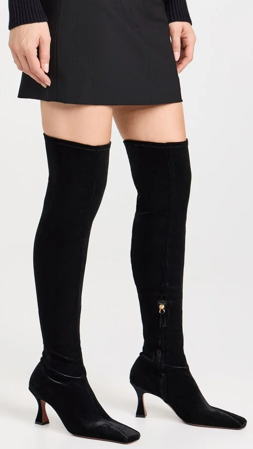 MANU Atelier Over Knee High Stretch Duck Boots - Image 5