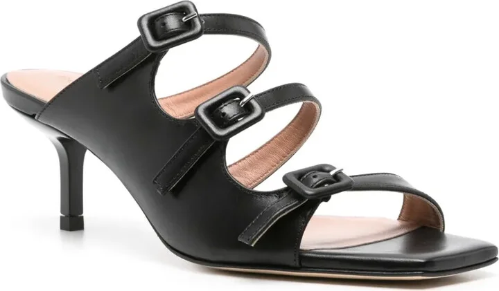 Manuela 65mm leather mules - Image 2
