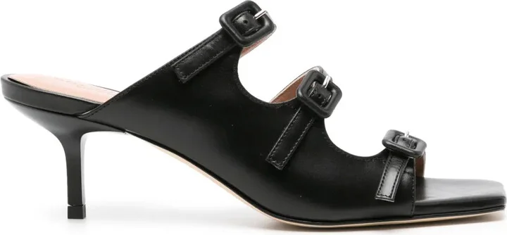Manuela 65mm leather mules