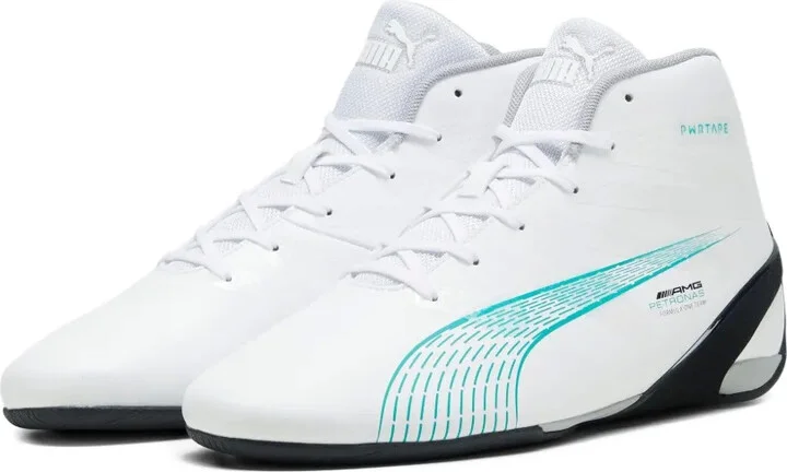 MAPF1 Carbon Cat Mid "White Sheen Green" sneakers - Image 2