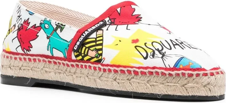 Maple-Leaf Logo-Print Espadrilles - Image 2