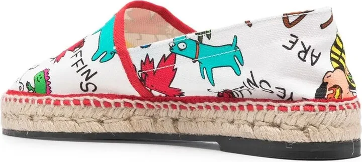 Maple-Leaf Logo-Print Espadrilles - Image 3