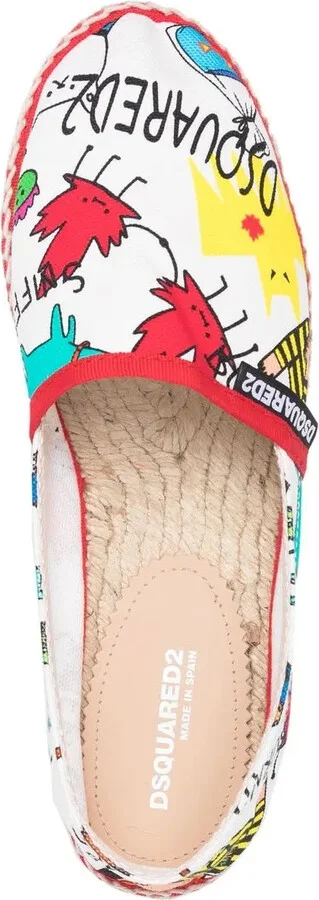 Maple-Leaf Logo-Print Espadrilles - Image 4