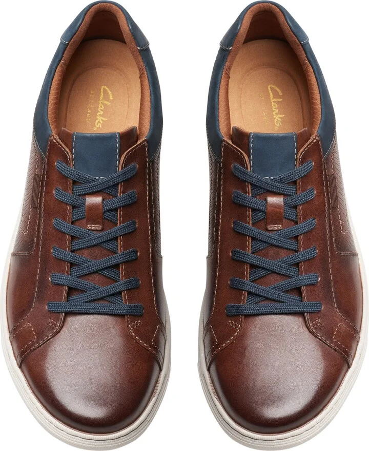 Mapstone Lace-Up Leather Sneaker - Image 3