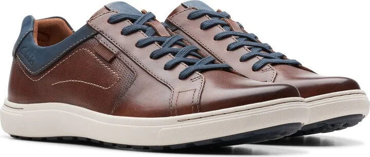 Mapstone Lace-Up Leather Sneaker - Image 6