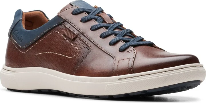 Mapstone Lace-Up Leather Sneaker