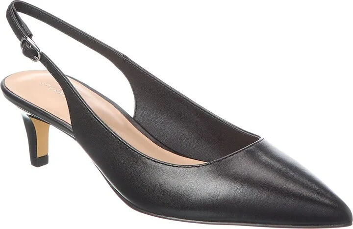 Mara 50 Leather Slingback Pump