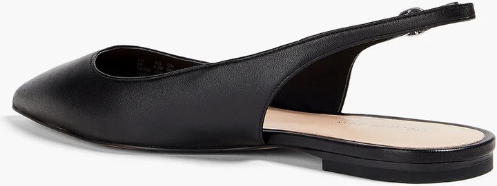 Mara leather slingback point-toe flats - Image 3