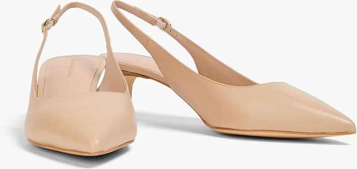 Mara leather slingback pumps - Image 2