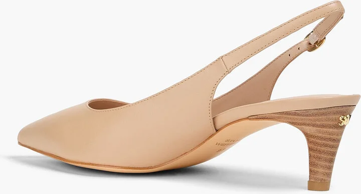 Mara leather slingback pumps - Image 3