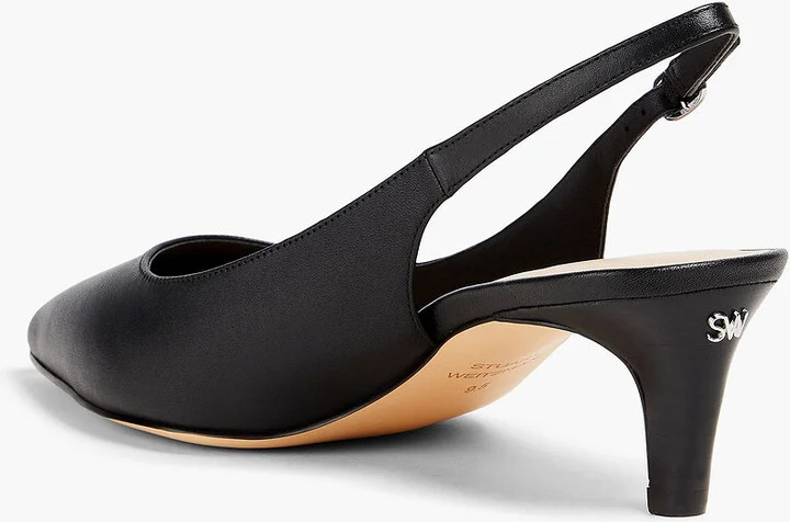 Mara leather slingback pumps - Image 3