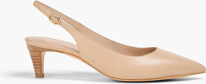 Mara leather slingback pumps