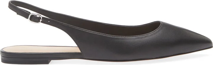 Mara Pointed Toe Slingback Flat - Image 4