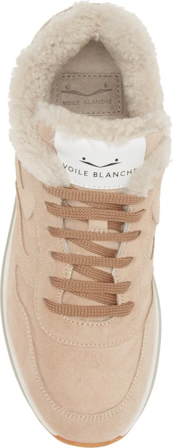 Maran Genuine Shearling & Suede Sneaker - Image 5