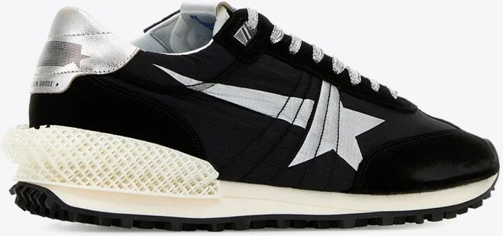 Marathon Nylon and Suede Sneakers - Image 2
