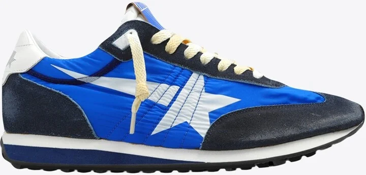 Marathon Nylon and Suede Sneakers