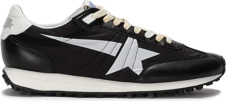 Marathon Nylon Sneakers With Side Star Application