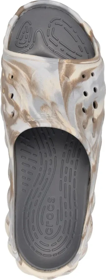 Marble-Effect Perforated-Design Crocs - Image 4