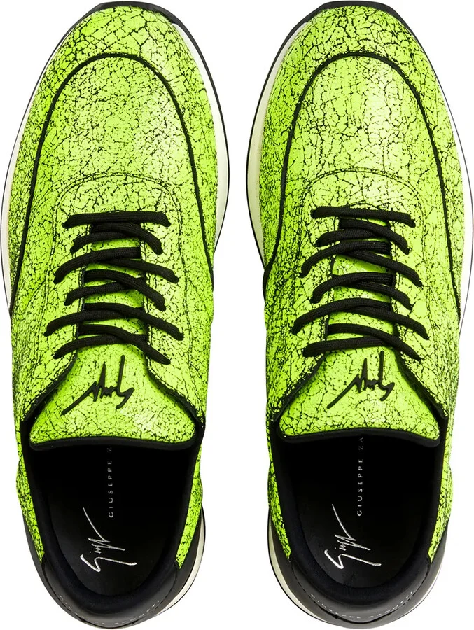 Marbled Print Sneakers - Image 4