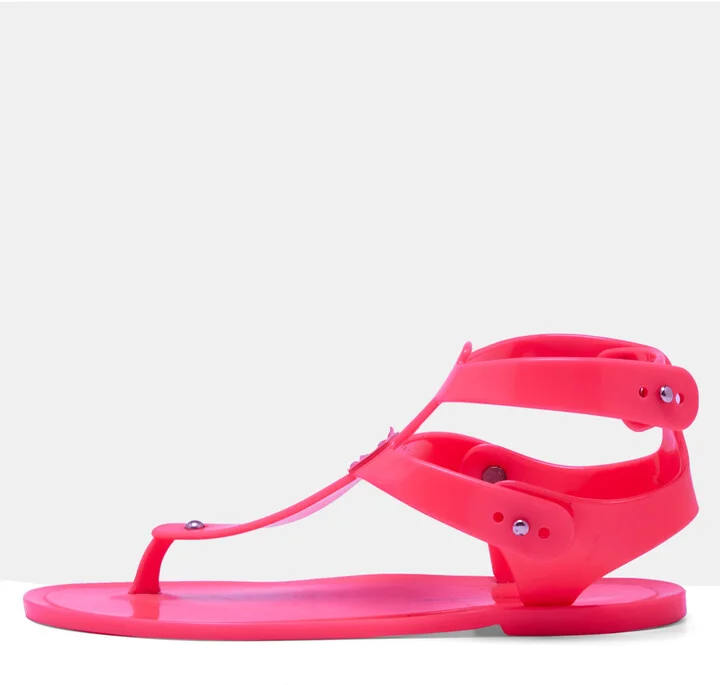 Marc by Marc Jacobs Pink Jelly Thong Flats Size 37