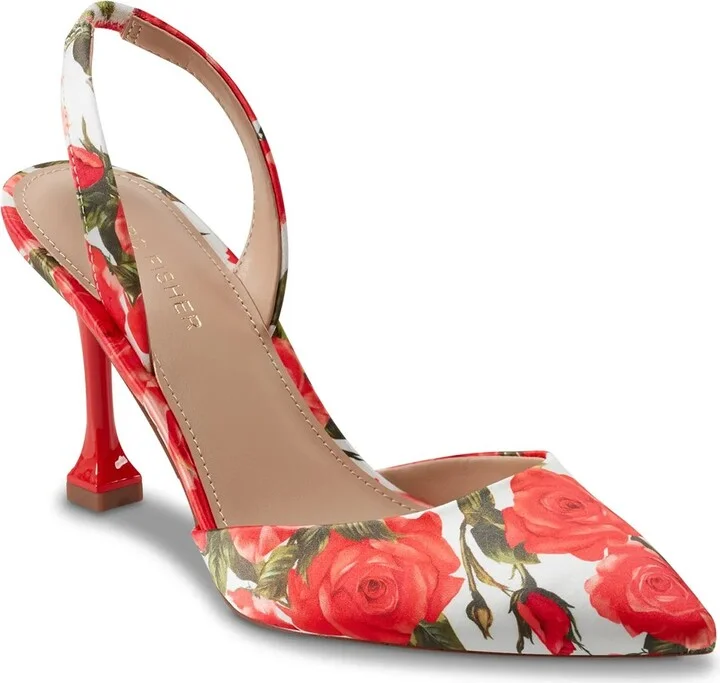 Red Floral Print