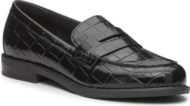 Black Croc Print