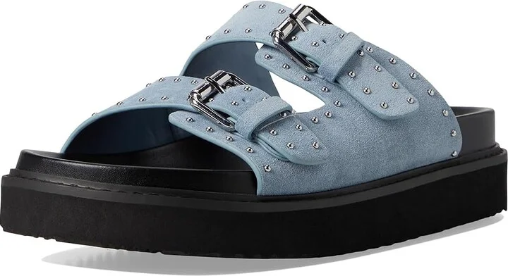 Marc Fisher LTD Agusta Women's Sandals Blue Suede : 8 M, EVA/Rubber/Suede - Image 5