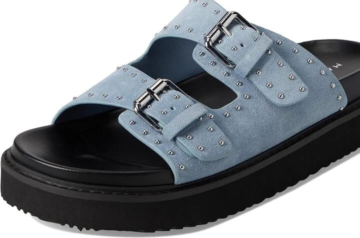 Marc Fisher LTD Agusta Women's Sandals Blue Suede : 8 M, EVA/Rubber/Suede - Image 7