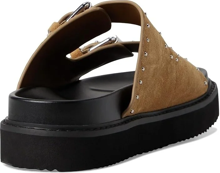 Marc Fisher LTD Agusta Women's Sandals Medium Brown Suede : 10 M, EVA/Rubber/Suede - Image 4