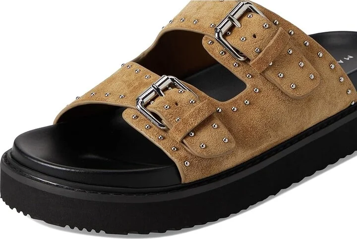 Marc Fisher LTD Agusta Women's Sandals Medium Brown Suede : 10 M, EVA/Rubber/Suede - Image 7
