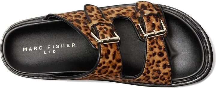 Marc Fisher LTD Agustaly Women's Dress Sandals Leopard/Black : 6.5 M - Image 2
