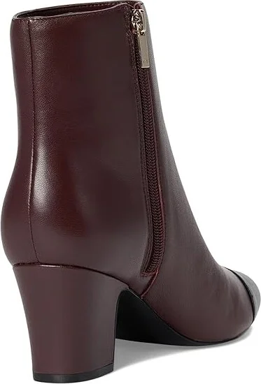Marc Fisher LTD Aleea Women's Boots Dark Red/Black Leather : 8 M, Leather/Synthetic - Image 4