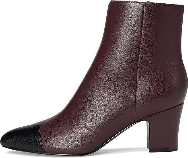 Marc Fisher LTD Aleea Women's Boots Dark Red/Black Leather : 8 M, Leather/Synthetic - Image 6
