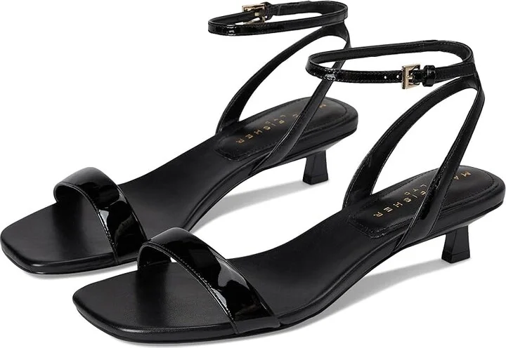 Marc Fisher LTD Alona Women's Wedge Shoes Black Patent Leather : 9 M, Leather/Rubber/Synthetic
