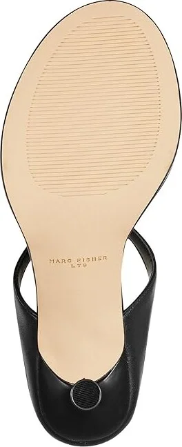 Marc Fisher LTD Alonde Women's Sandals Black Leather : 7 M - Image 3