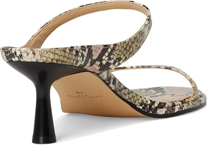 Marc Fisher LTD Alonde Women's Sandals Blush/Natural Snake Leather : 7 M - Image 4