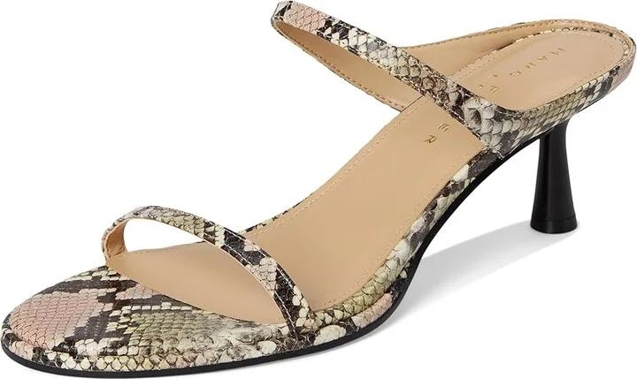 Marc Fisher LTD Alonde Women's Sandals Blush/Natural Snake Leather : 7 M - Image 5