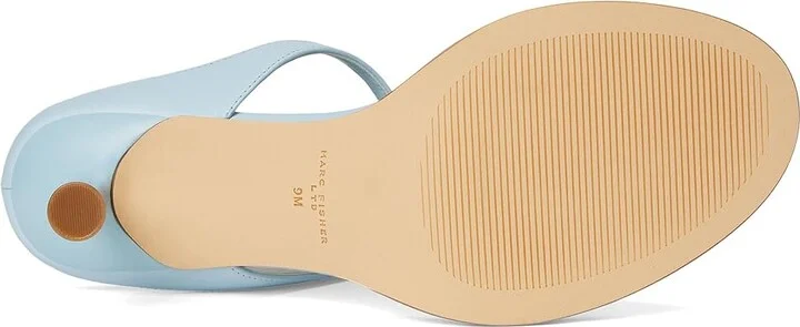 Marc Fisher LTD Alonde Women's Sandals Light Blue Leather : 7.5 M - Image 3