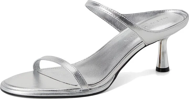 Marc Fisher LTD Alonde Women's Sandals Silver Leather : 9.5 M - Image 5