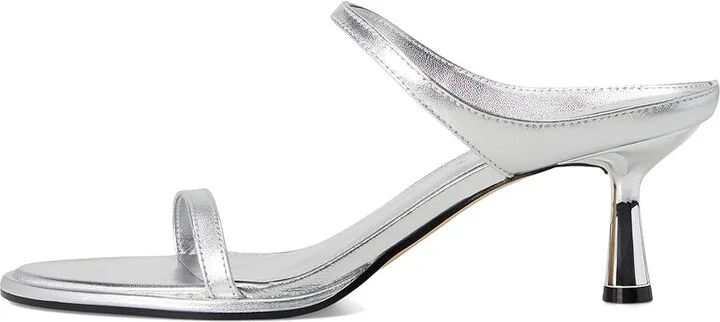 Marc Fisher LTD Alonde Women's Sandals Silver Leather : 9.5 M - Image 6