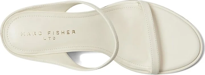 Marc Fisher LTD Alonde Women's Sandals White Leather : 10 M - Image 2